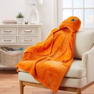 Pokemon Charmander 30 x 50 Inch Hooded Throw